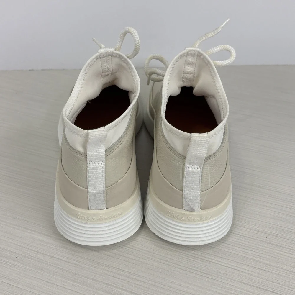 Wolf & Shepherd Crossover Mid Sport Men's Size 6 Off White Running Shoes NEW